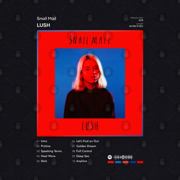 Snail Mail - Lush Tracklist Album by 80sRetro